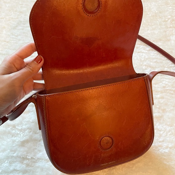 Mansur Gavriel Mini Crossbody Bag in Brandy - Picture 3 of 7